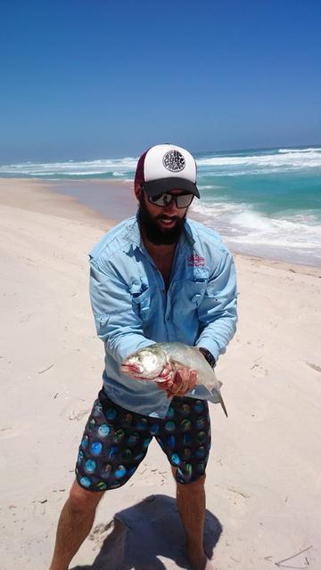 one of my favorite beach fishing spots, Yagerup