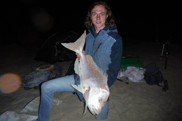 PB Pink Snapper from the Beach