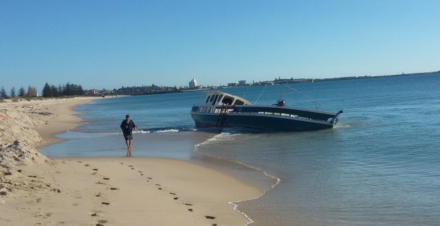 bunbury boat ashore 3 bunbury boat ashore 3