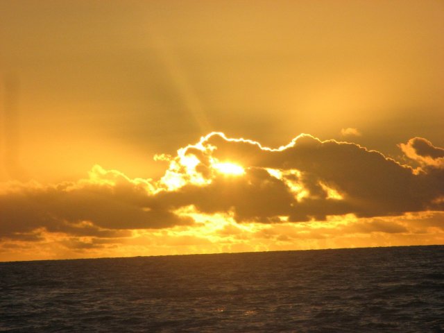 carnarvon sunset just after the storm 