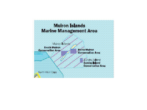 Exmounth red striped zone Exmounth red striped zone