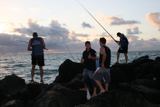 Spess drops in for a quick fish Spess drops in for a quick fish