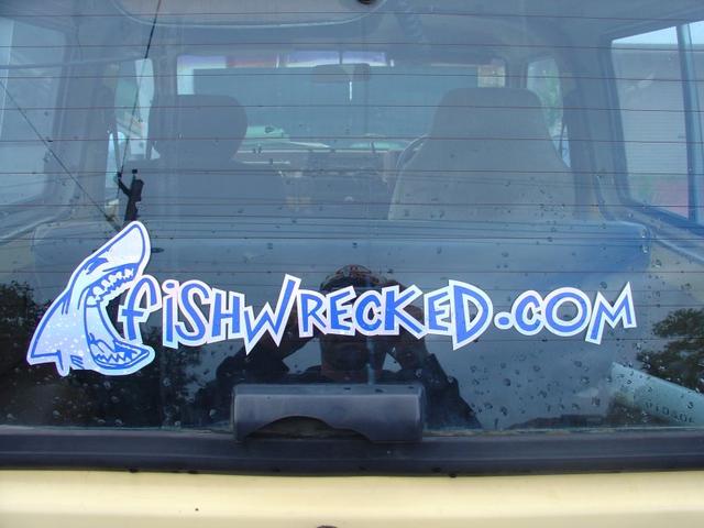 Fishwrecked Sticker Fishwrecked Sticker