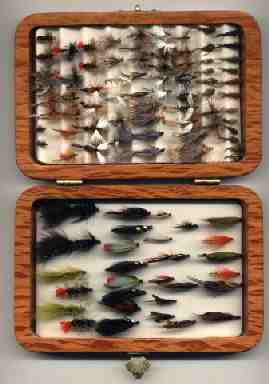 Trout flys in sheoke flybox Trout flys in sheoke flybox