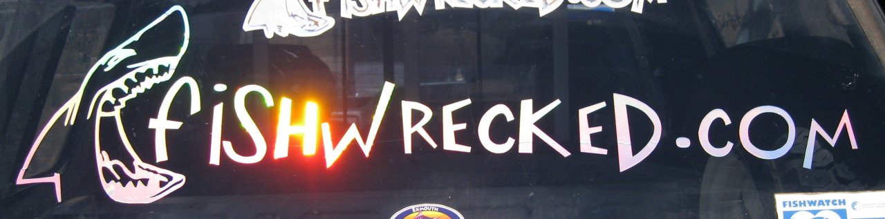 Fishwrecked Holographic Boat Sticker Fishwrecked Holographic Boat Sticker