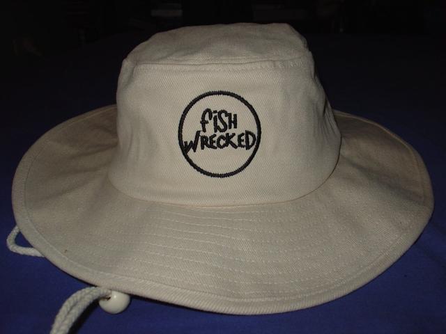Fishwrecked Hats White Front Fishwrecked Hats White Front