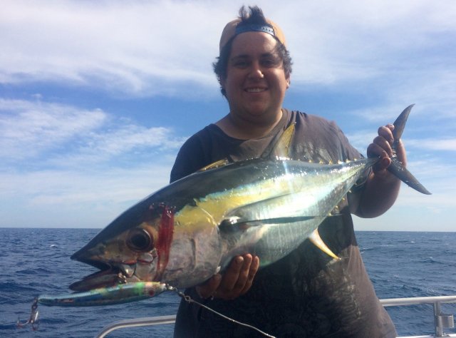 Yellowfin are around Yellowfin are around