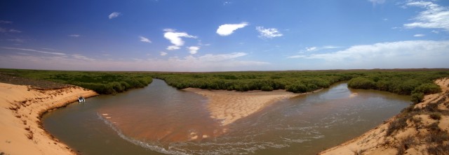 Cool panna shot of one of the local creeks