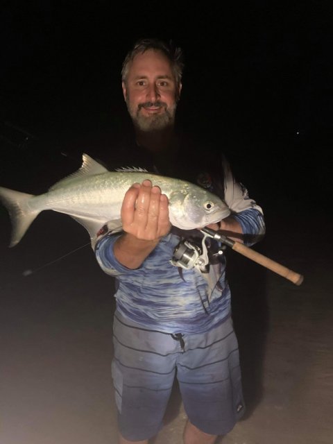 Coral bay on chicken thigh