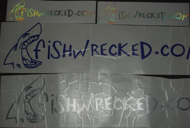 fishwrecked.com stickers - new