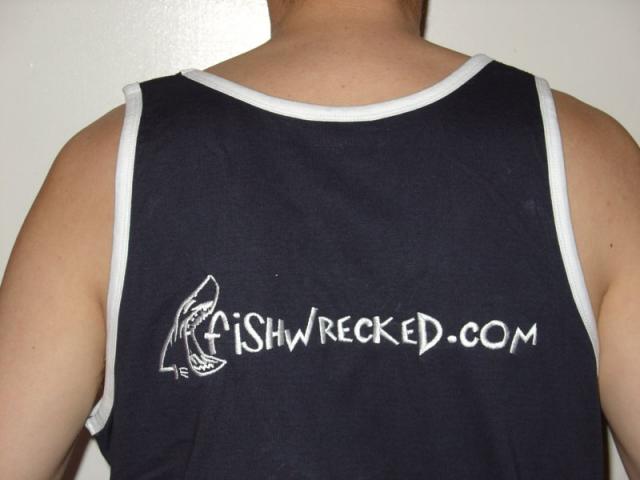 Fishwrecked Tanktop - Back Fishwrecked Tanktop - Back